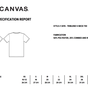 Canvas size chart full
