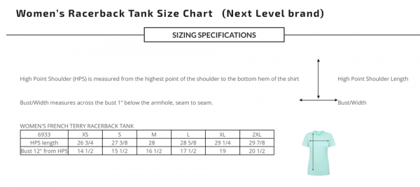Racerback-Size-Chart Racerback-Size-Chart