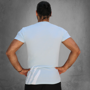 light blue mens v neck