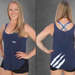 Side Slit Tank (Women’s) Heather Navy or Mauve