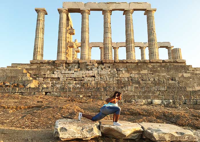 Kathy Donatto, Front Step in Greece