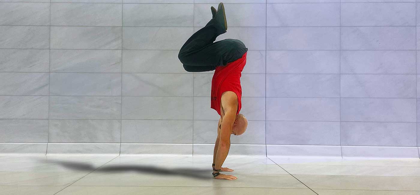 Chris Flores performs tuck Balance