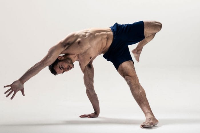 Rich performs a Full Scorpion