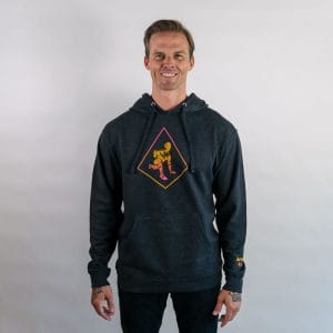 HOODIE GREY FRONT STEP