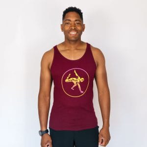 TANK MAROON REACHING UNDERSWITCH (MENS)